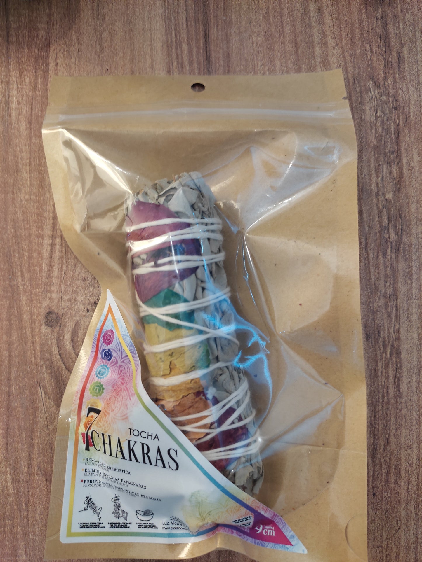 Bâton de sauge 7 chakras - 9 cm