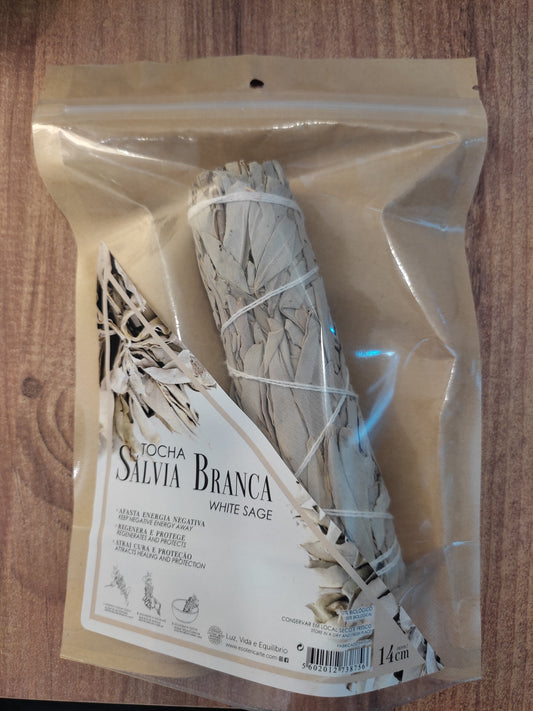Bâton de sauge blanche 14 cm